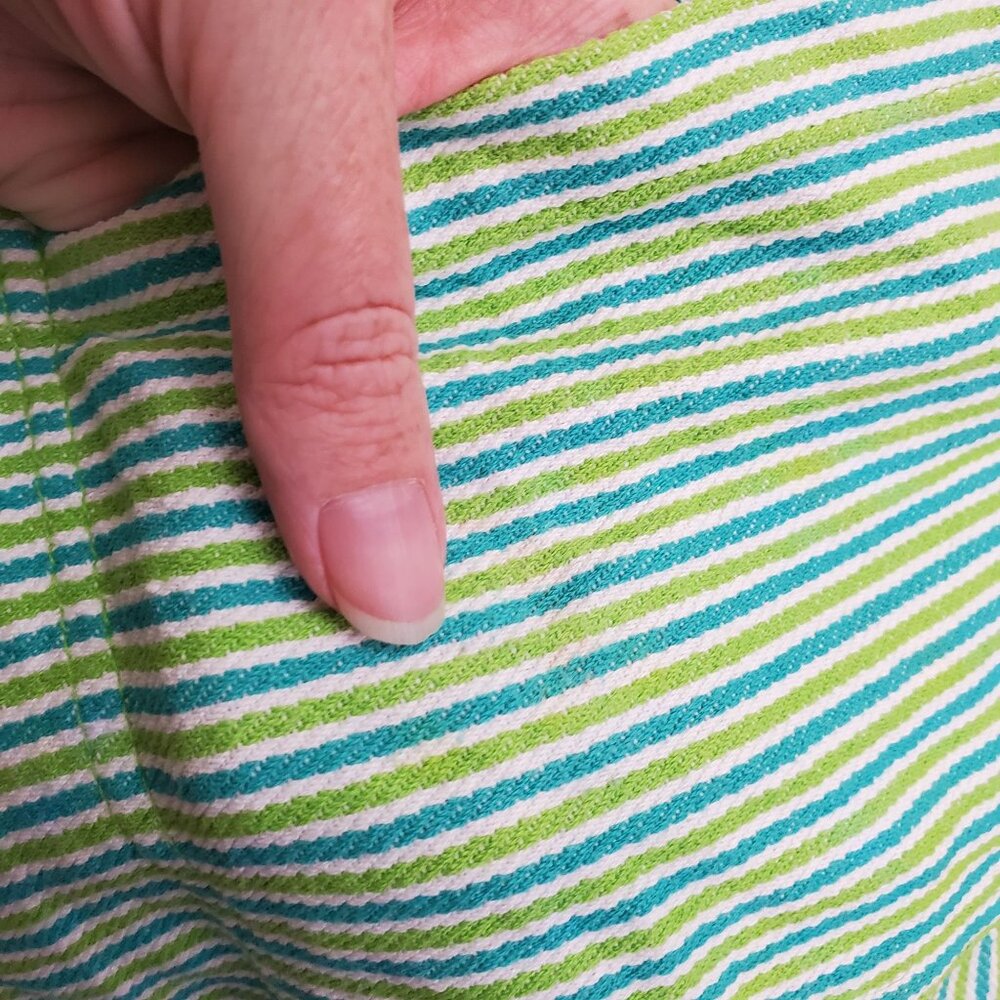 Pampered Chef striped cotton apron - Picture 4 of 8